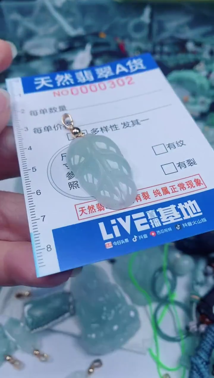 颈饰未镶嵌翡翠00000302