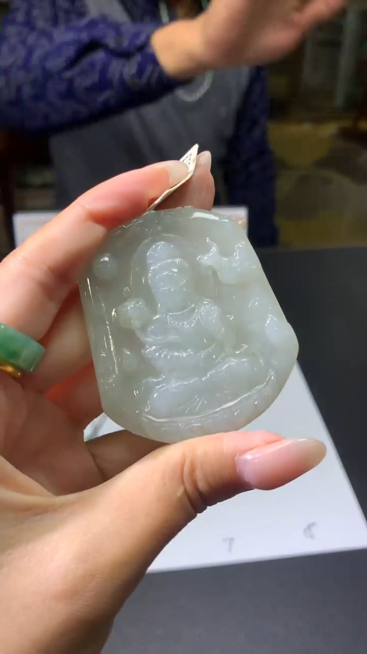 【闪购商品】定制翡翠未镶嵌不退不换CMH1件-A