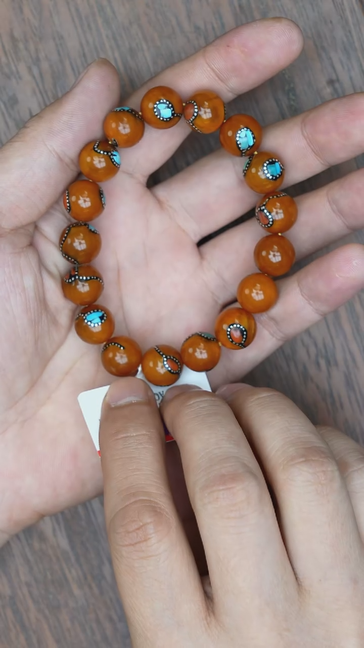 【闪购商品】琥珀裸石未镶嵌尼泊尔手串/多样性发其一