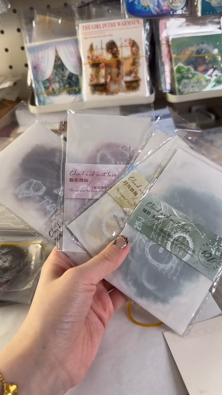 墨染蕾丝贴纸 随机3款