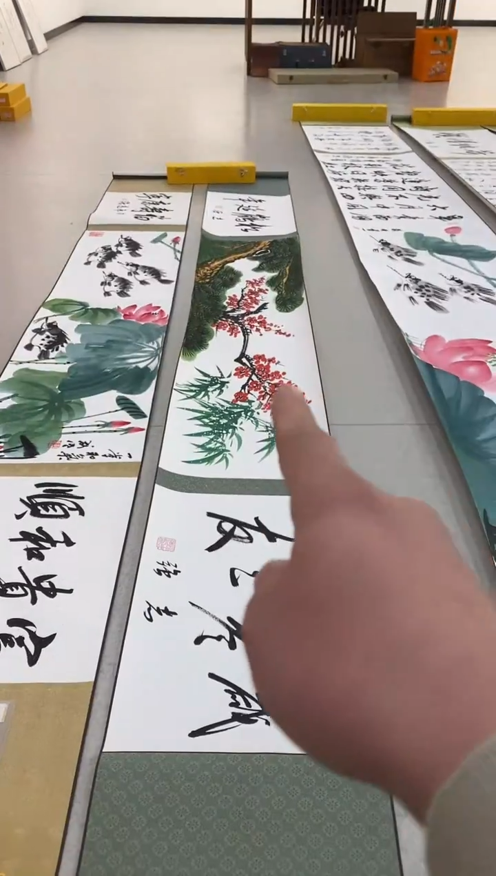 国画3米35长卷带礼盒带证书