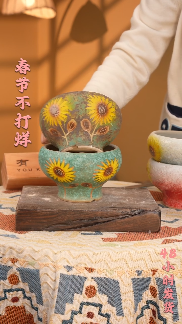 【闪购商品】摆件114口径14  高度 11两只