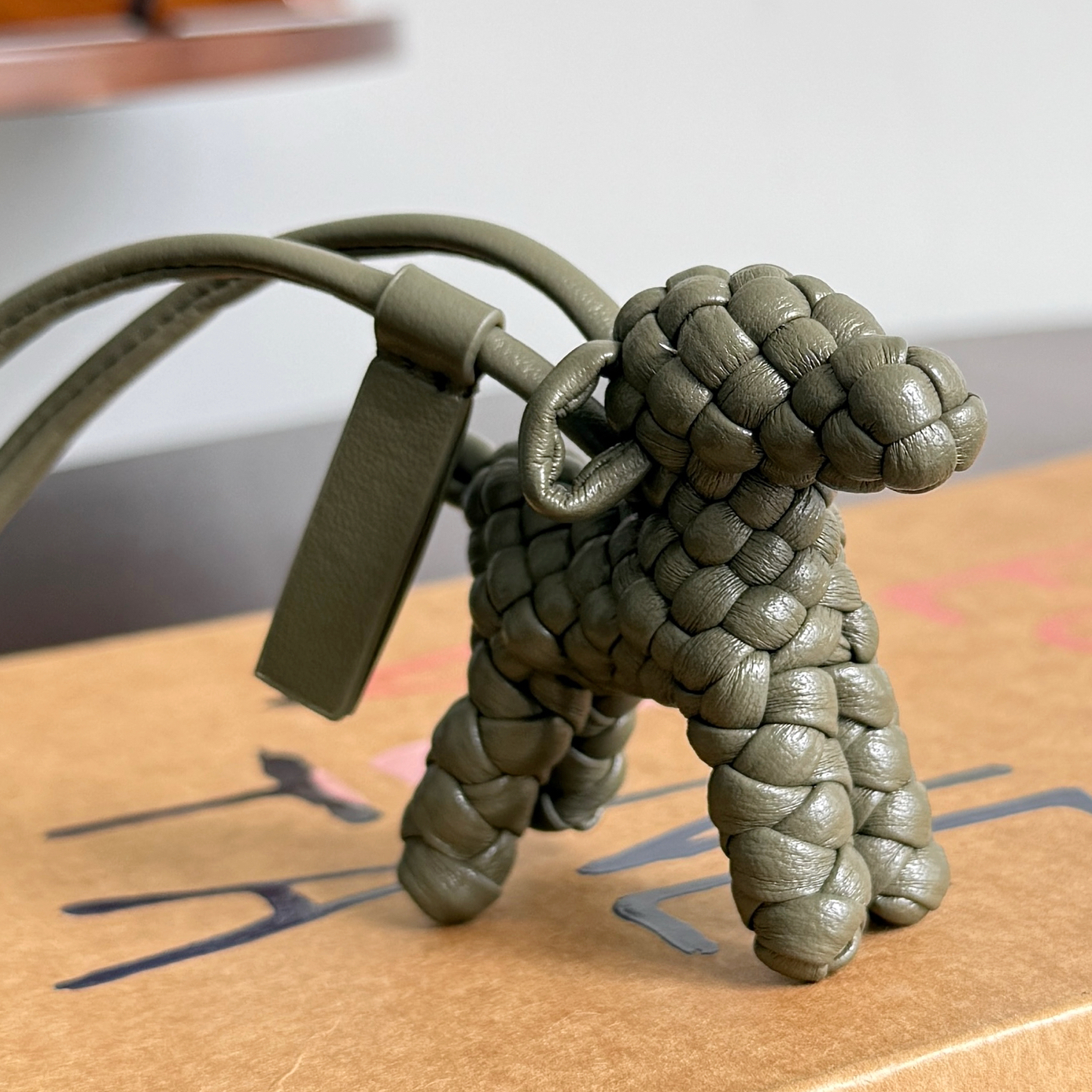 （10）手工缝线真皮天使小狗挂饰包包汽车小狗挂件挂饰