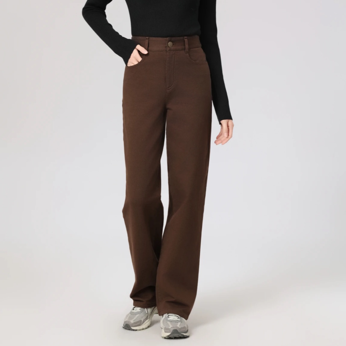 AMASS/阿玛施高腰直筒时尚香蕉牛仔裤显瘦5100588