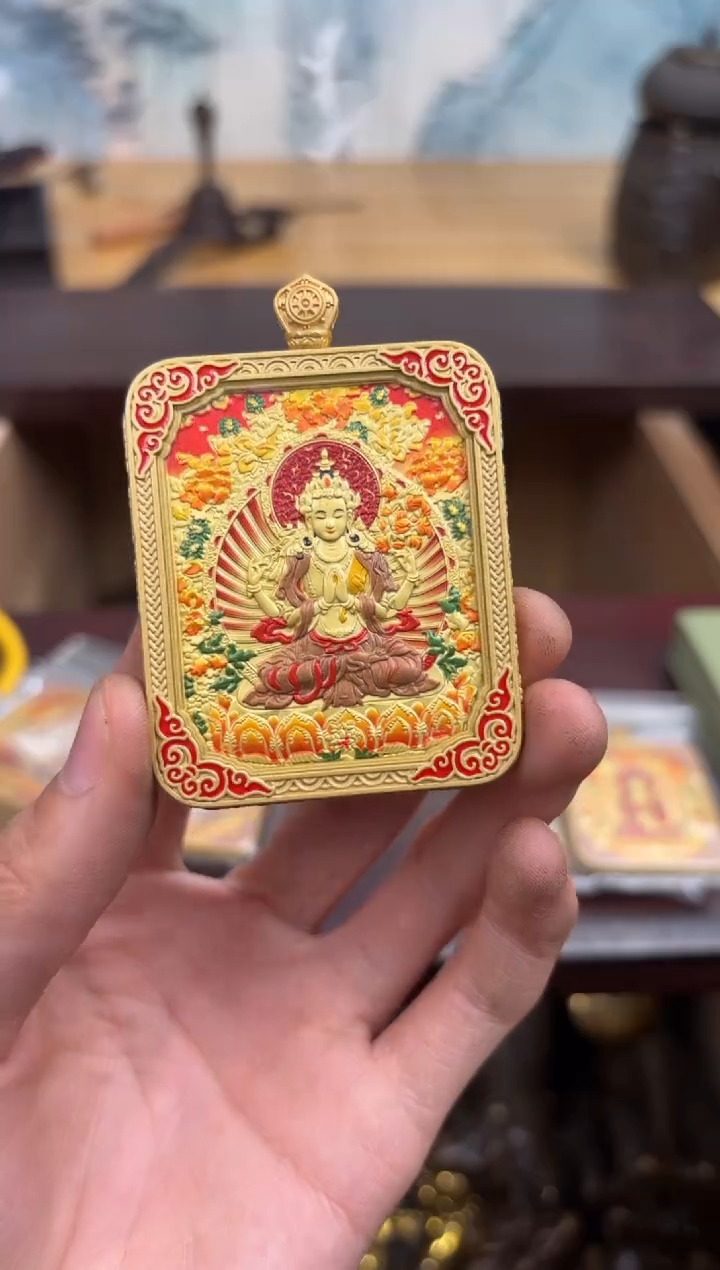 吊坠百福铜专属精选链接-四臂观音