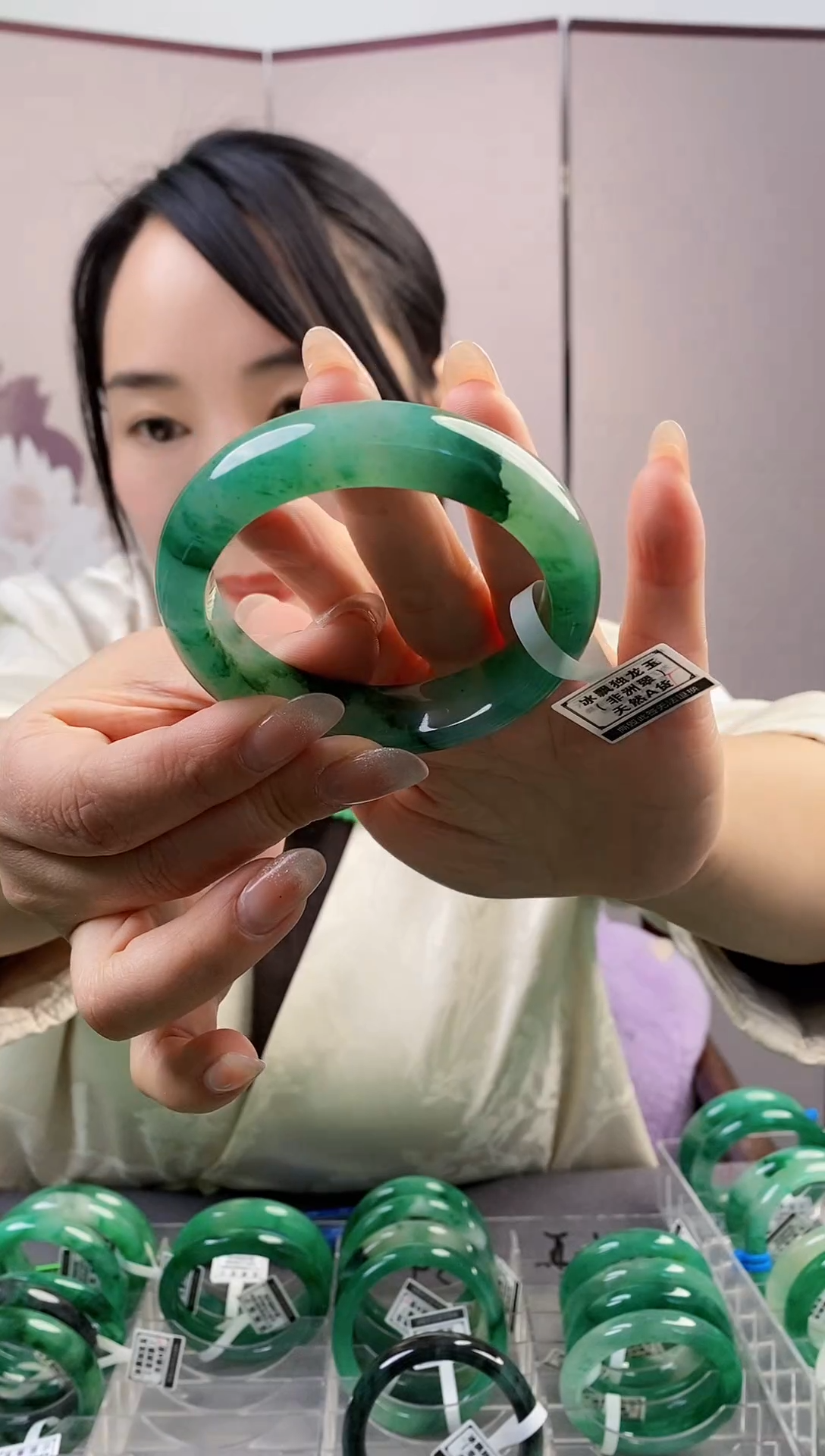 【闪购商品】石英质玉手镯未镶嵌8