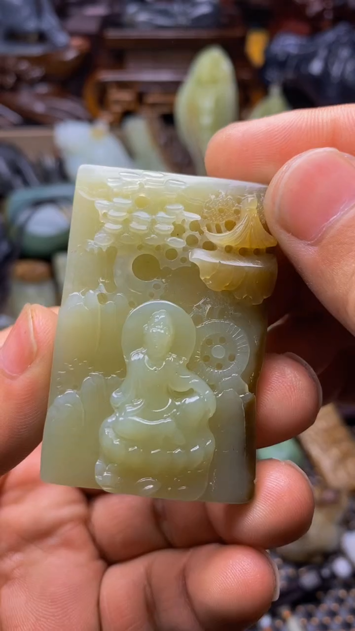 【闪购商品】和田玉挂件未镶嵌1