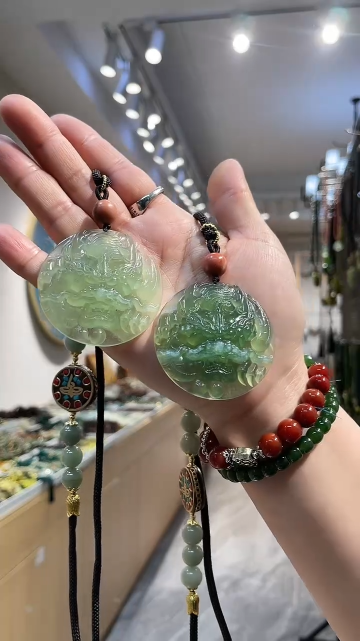 【闪购商品】岫玉颈饰未镶嵌吊坠多样式发货只发一个