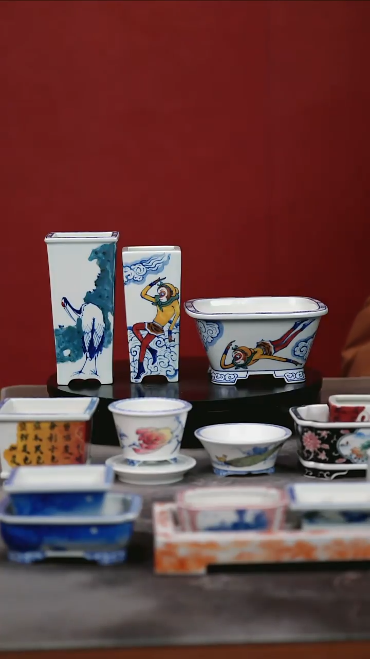 釉下釉下五彩孙悟空460