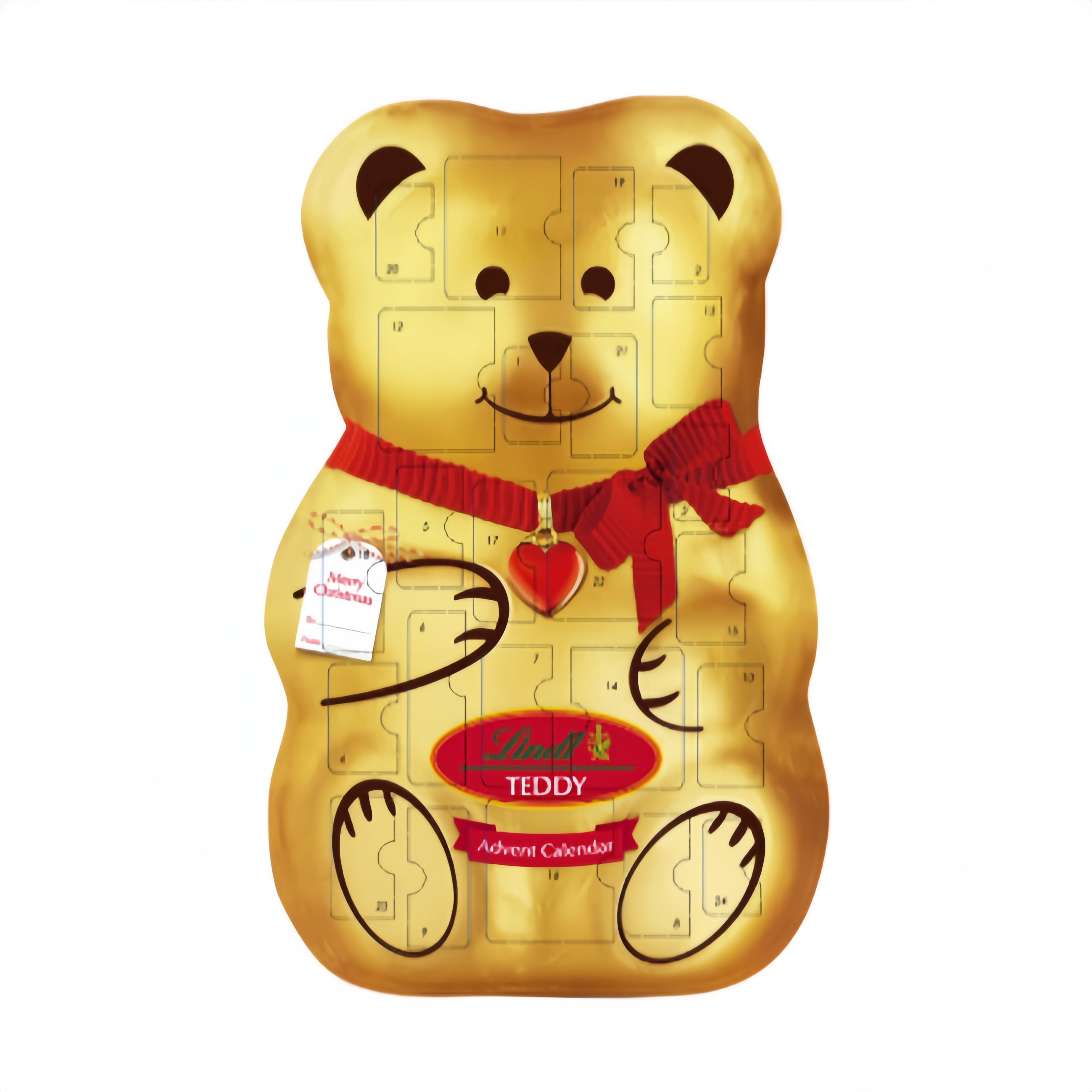 开市客瑞士莲 泰迪熊 圣诞日历精选巧克力 320g