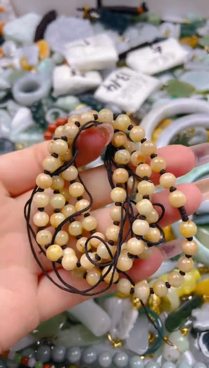 【闪购商品】翡翠颈饰未镶嵌6.3MM/E/翡翠A货一图一物