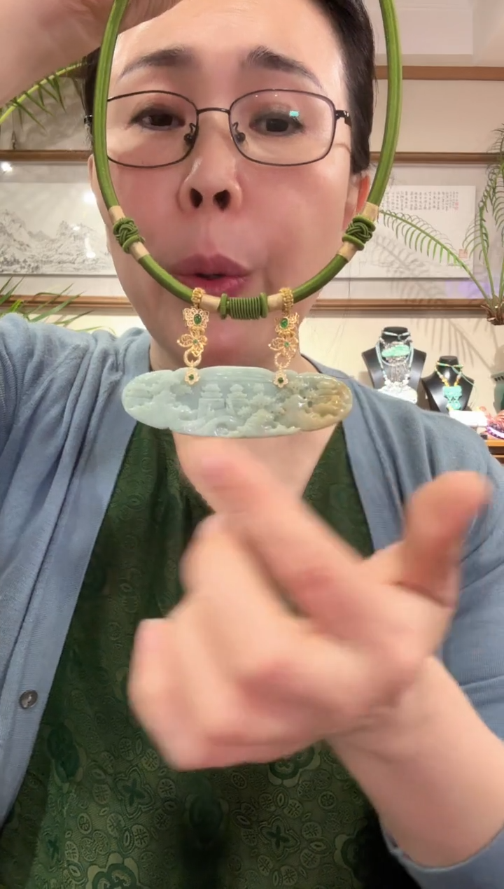 【闪购商品】翡翠颈饰未镶嵌国风