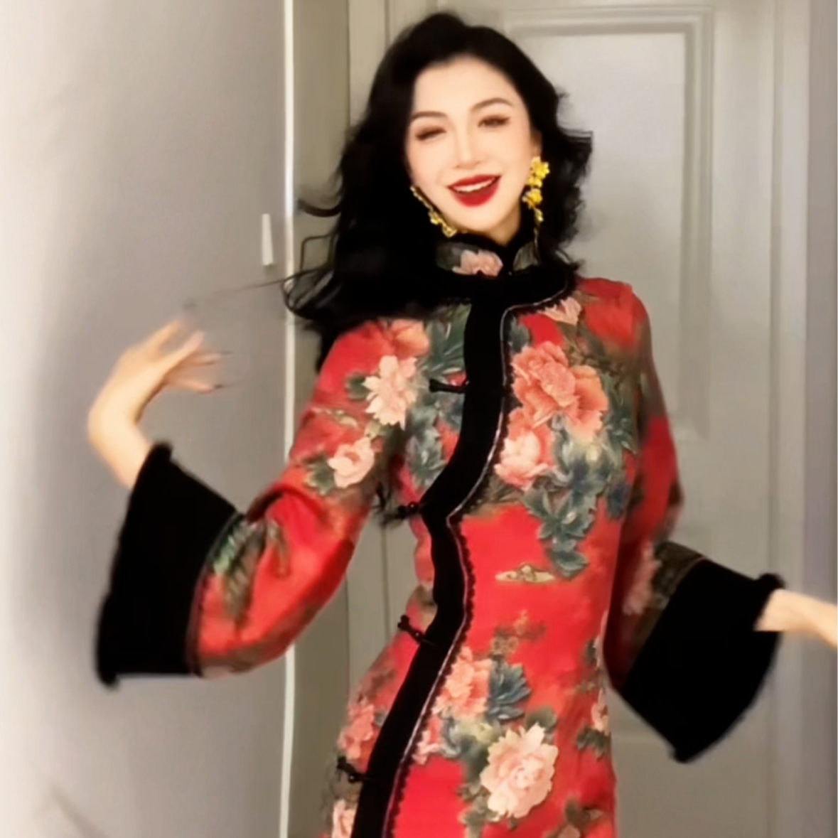 【尔尔古典美学】复古新中式清宫系列【甄嬛】秋冬修身中国风旗袍