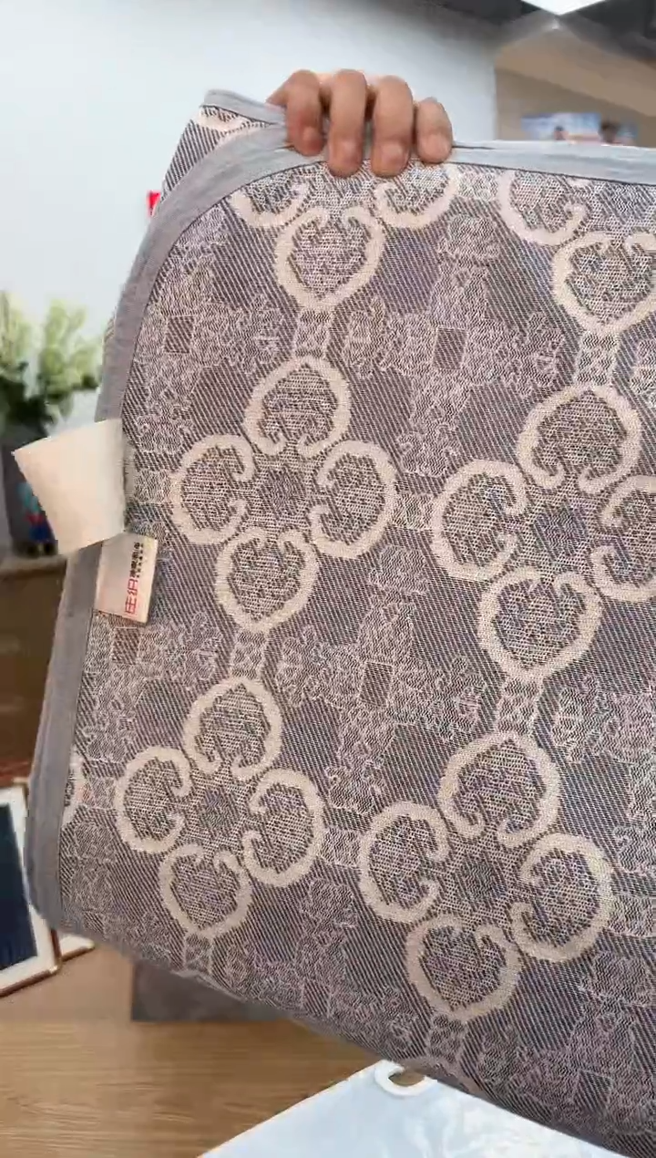 棉全棉老粗布 福利孤品29  富贵蓝大码凉席三件套