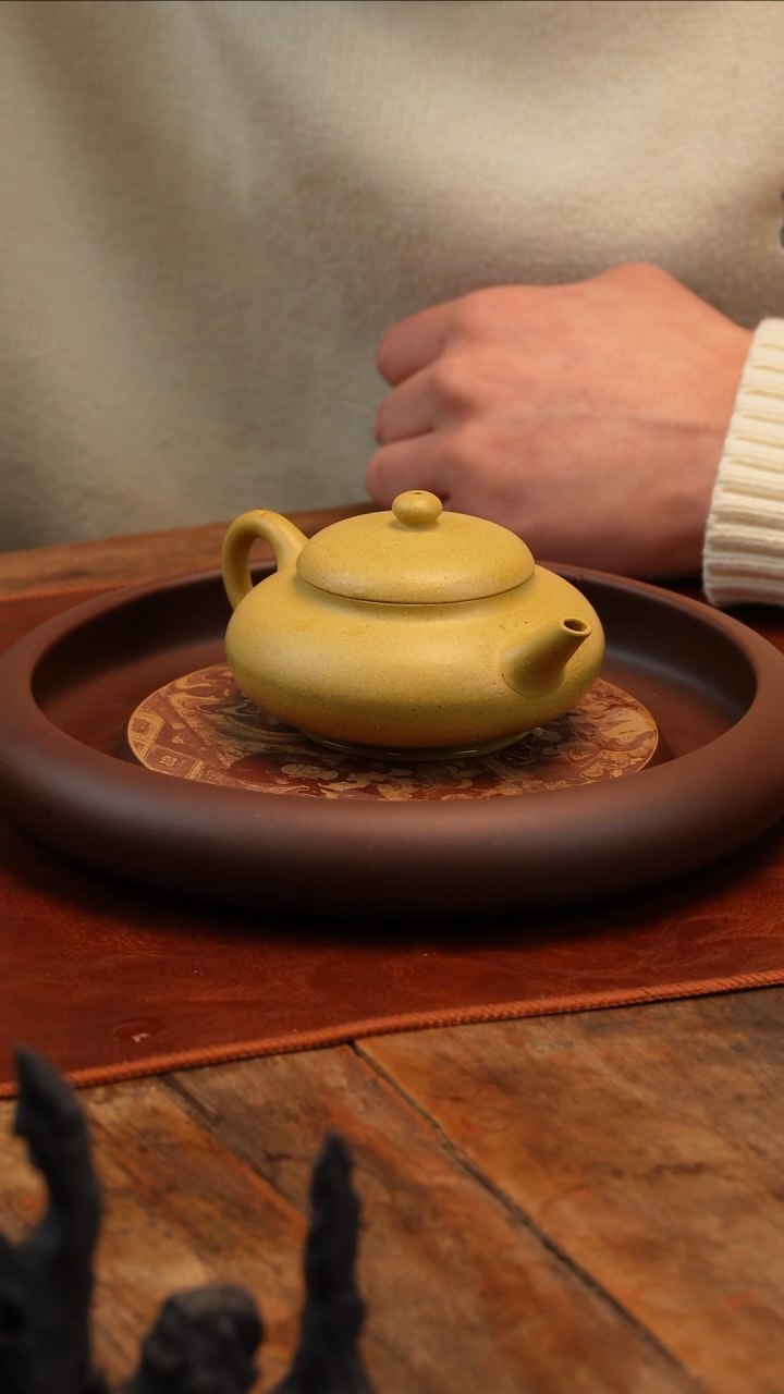 【闪购商品】紫砂茶壶本绿合欢水平