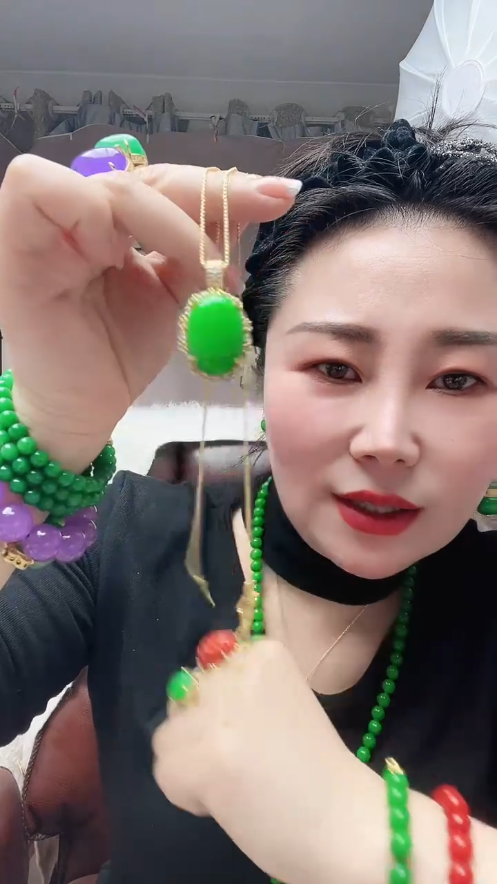 【闪购商品】翡翠颈饰14K金镶嵌099号