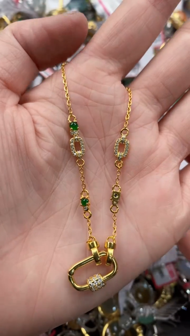 银S925镶嵌戒指翡翠777     3