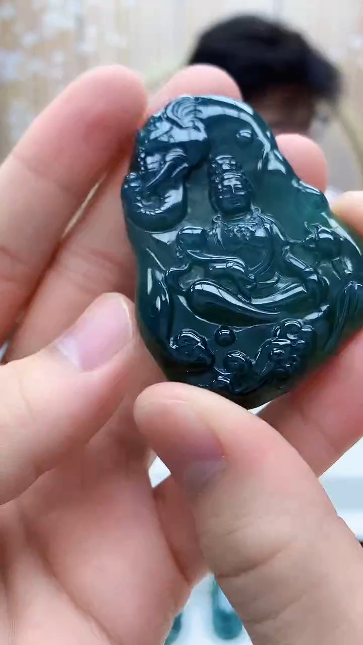 未镶嵌定制翡翠4688bb-毛货挂件8