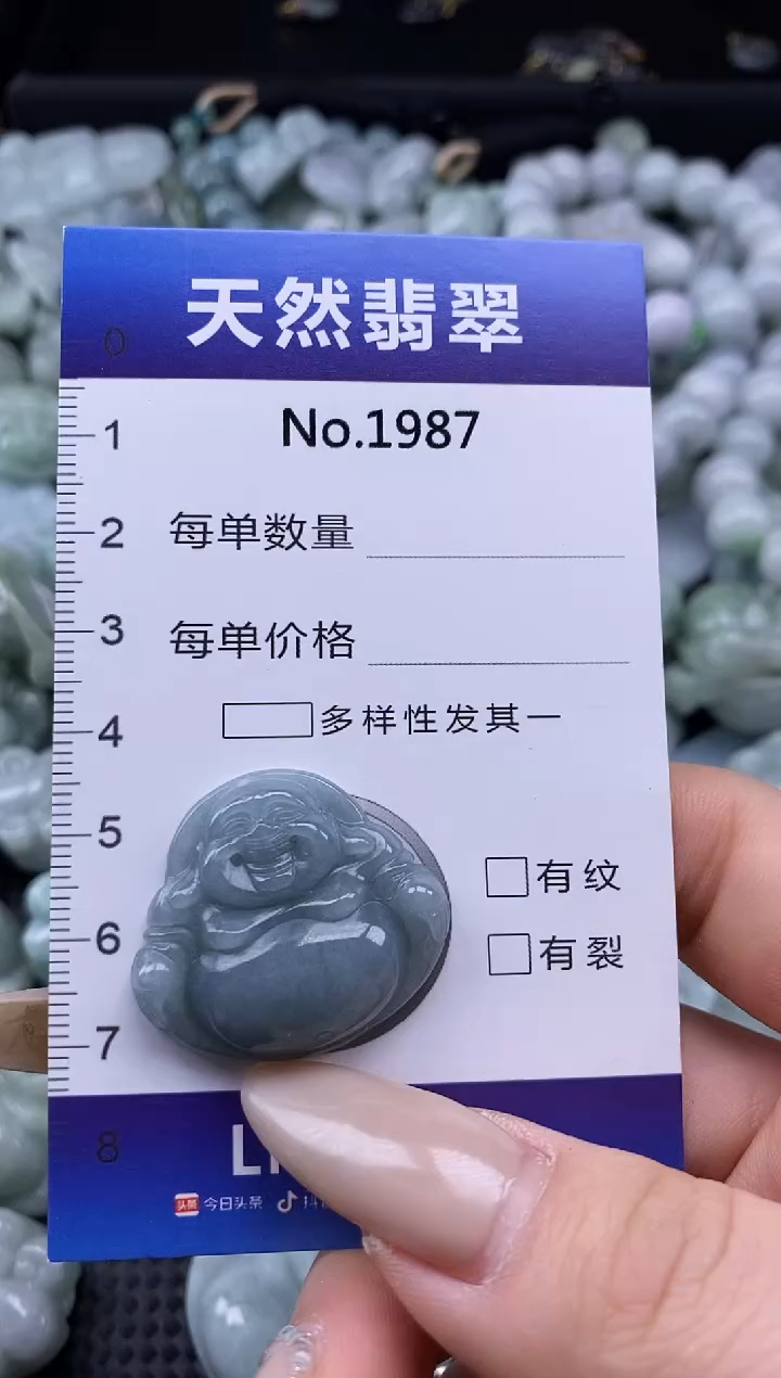 【闪购商品】翡翠颈饰未镶嵌缅甸A货翡翠1987