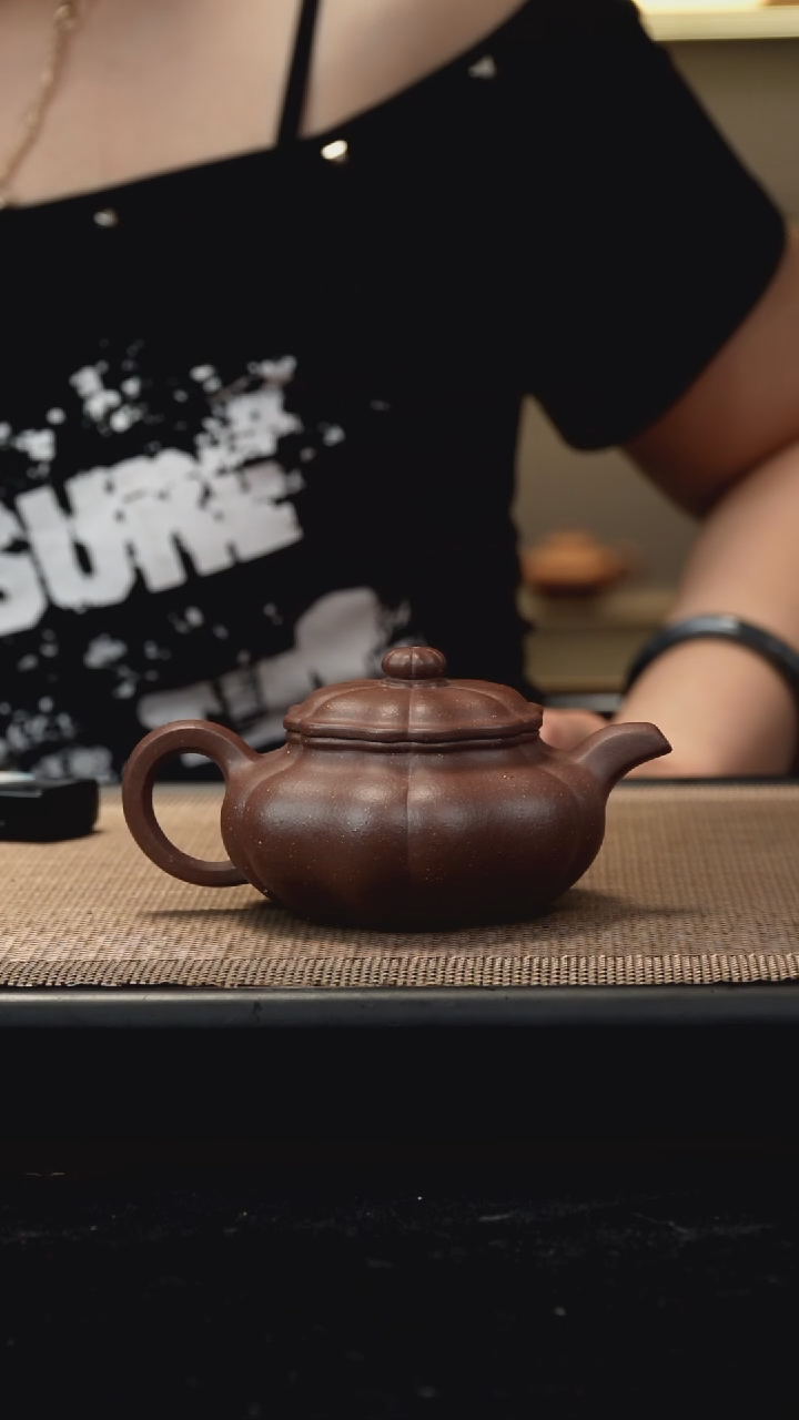 茶壶紫砂天青电窑葵仿古160cc