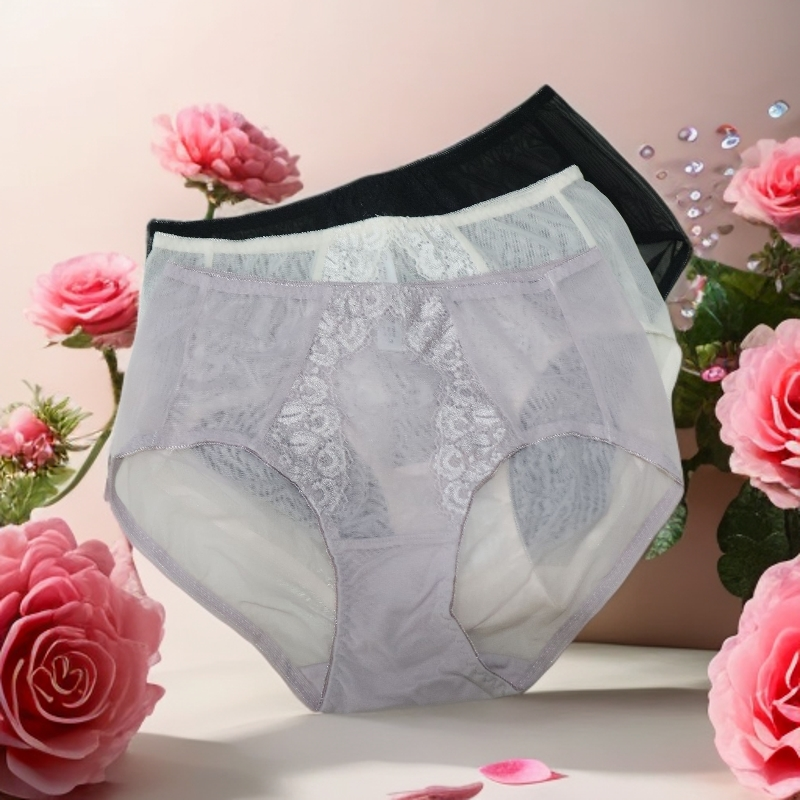 [双12年终促]【12/4睦言2号七】A201-A300女士内裤棉莫代尔冰丝蕾丝