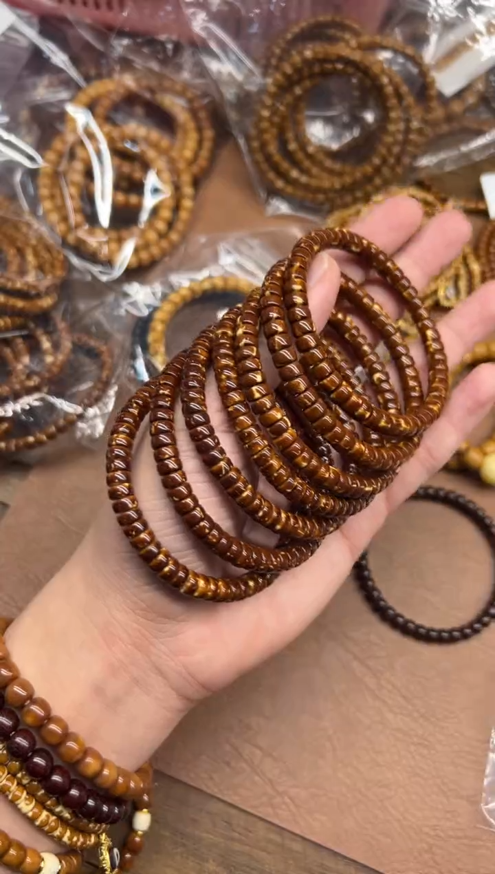 手串紫金鼠A965 咖皮4*7鼠尖纯肉实心熔岩药片