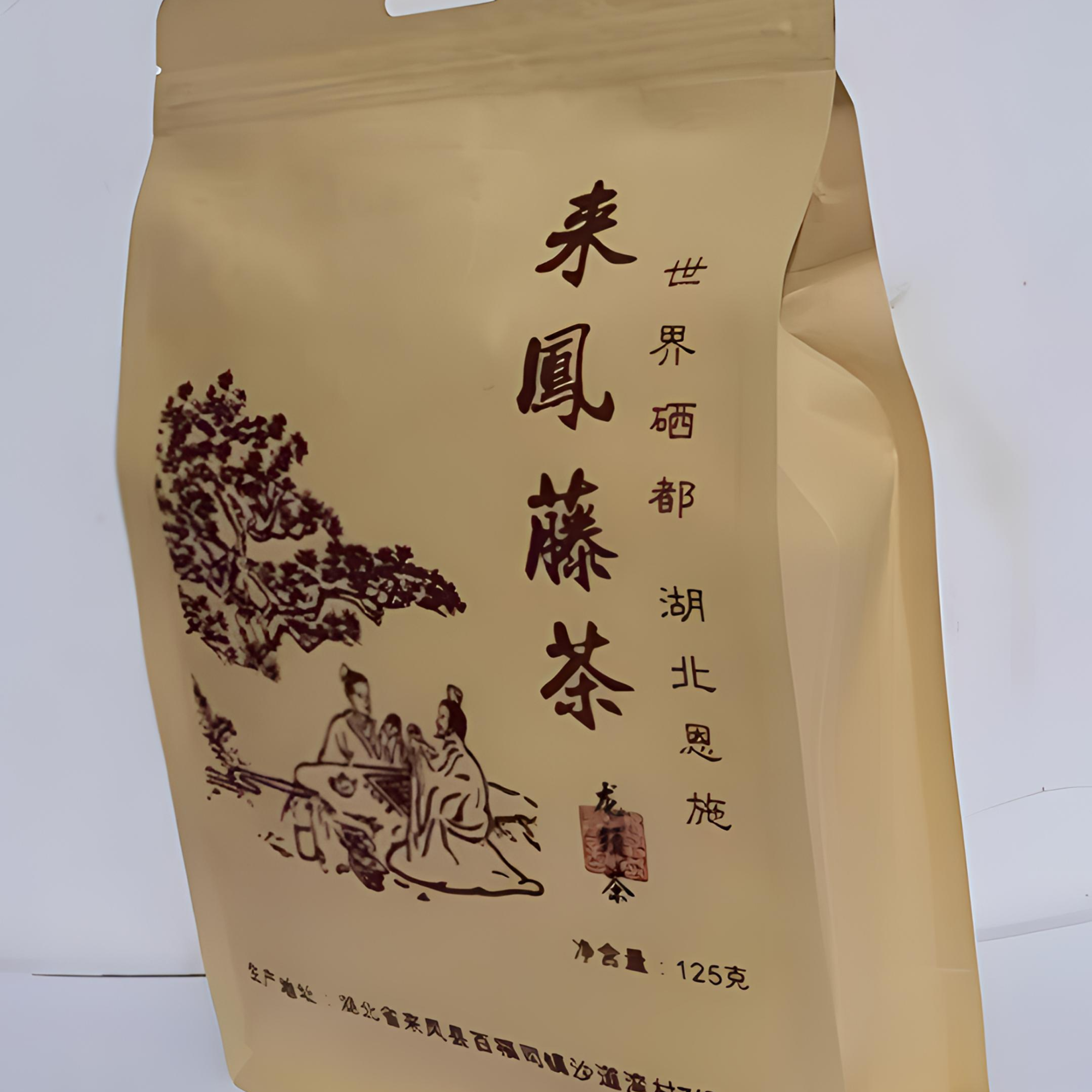 来凤藤茶芽尖茶龙须茶罐装硒都恩施天然养生莓茶神草50克正品包邮