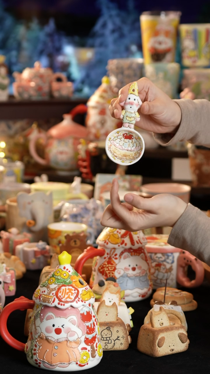 其他陶景德镇釉下彩手绘设计师款陶瓷