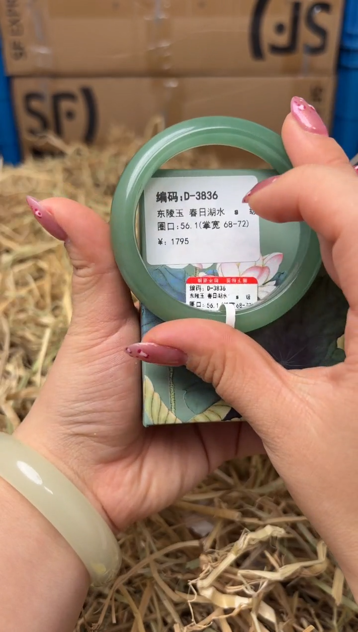 未镶嵌手镯石英质玉D-3836