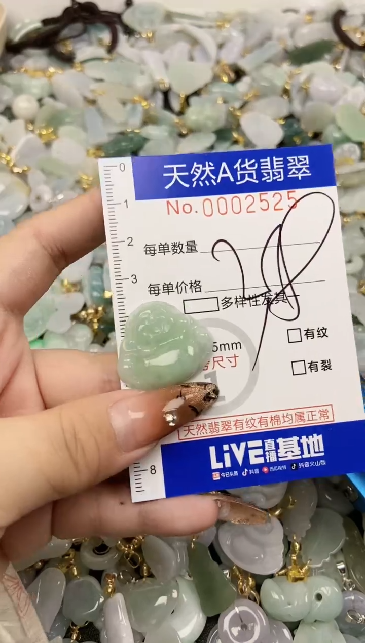 【闪购商品】翡翠颈饰未镶嵌天然A货翡翠