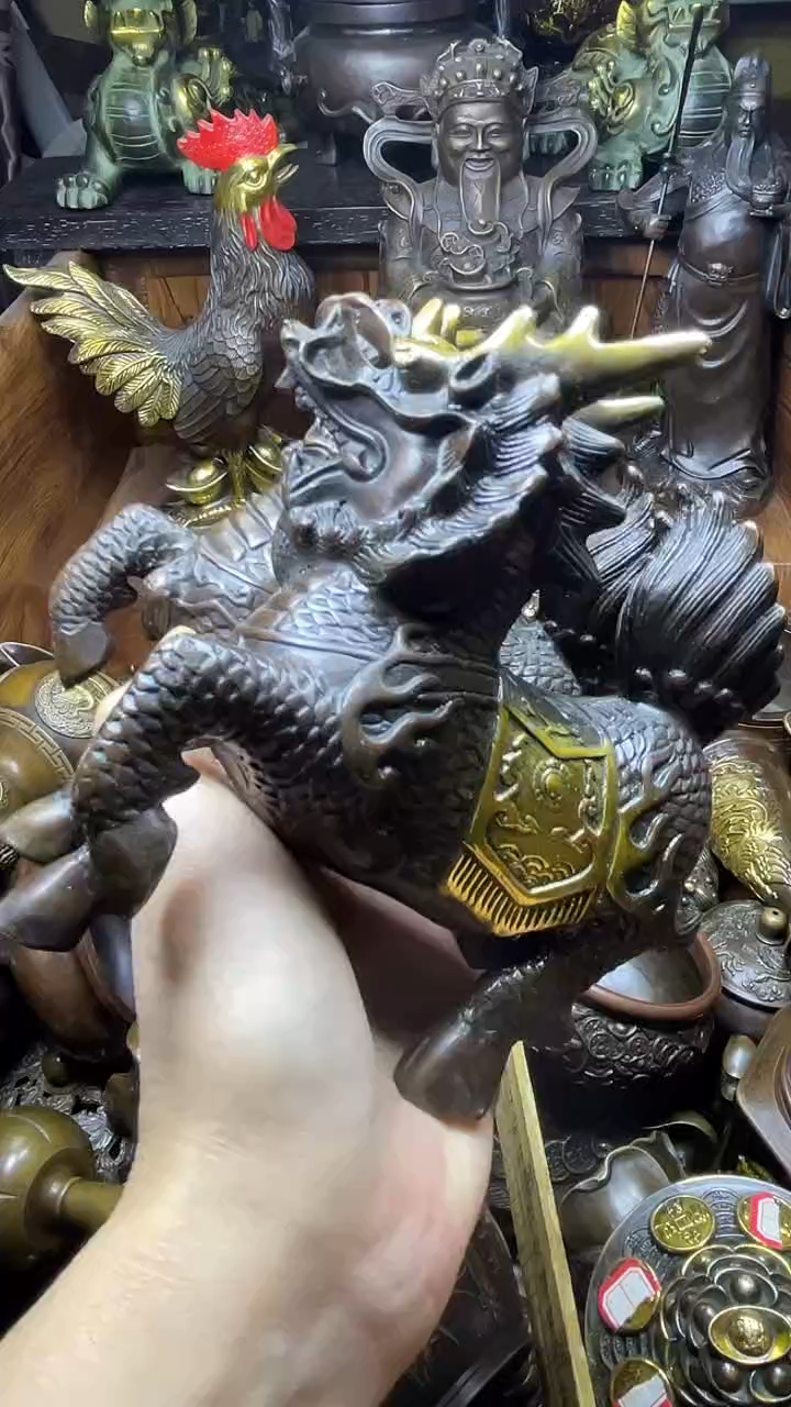 闪购链接，点击下单，有运费险，铜摆件