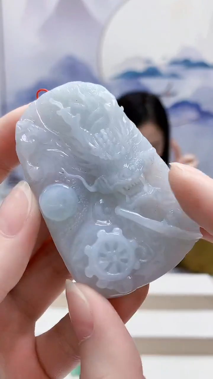 未镶嵌定制翡翠4852ry-毛货挂件14