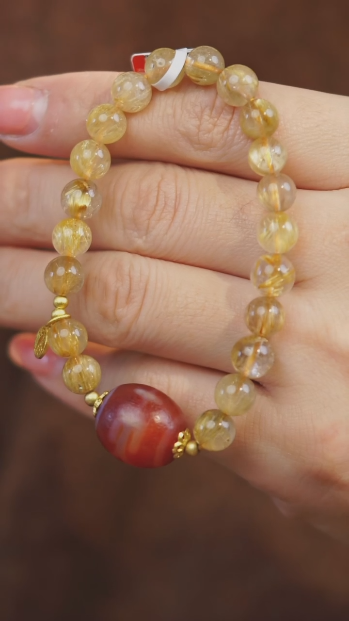 【闪购商品】玛瑙/玉髓手串未镶嵌多样性发一