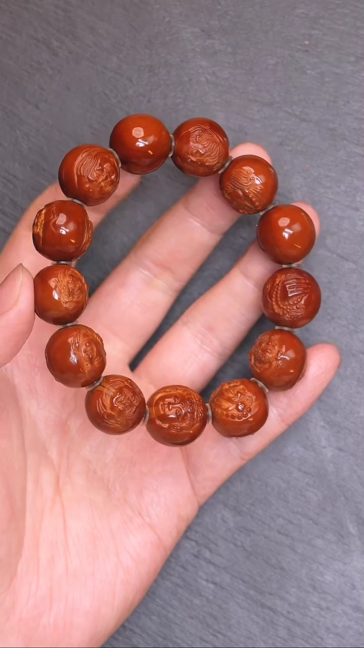 【闪购商品】橄榄核吊坠17光珠罗汉