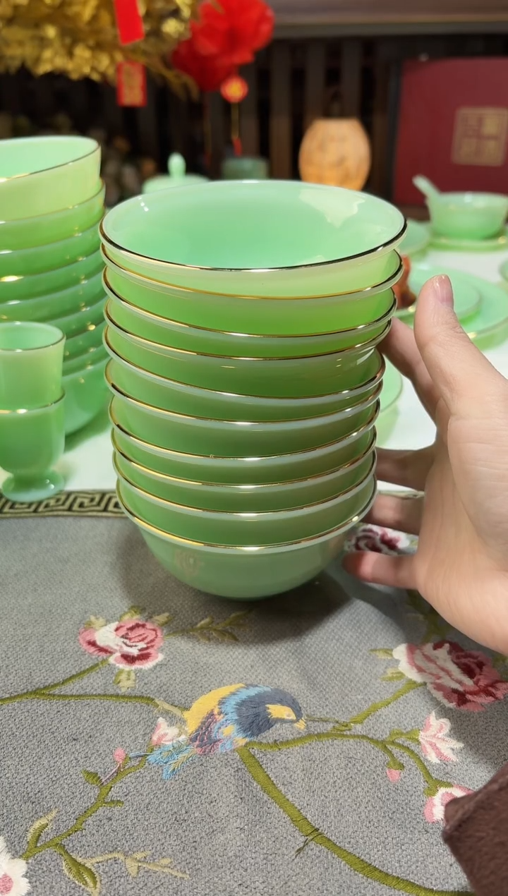 玉瓷  4.5英寸饭碗10个景德镇陶瓷