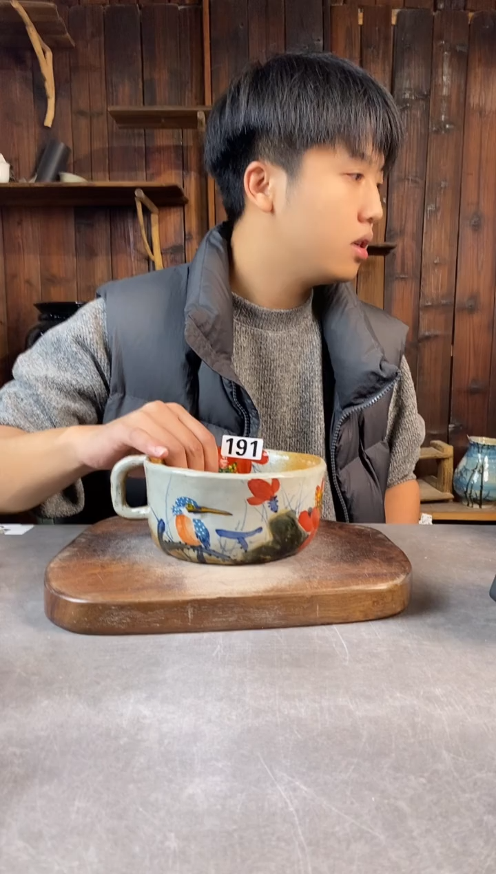 碗191，手工手绘，超值陶瓷