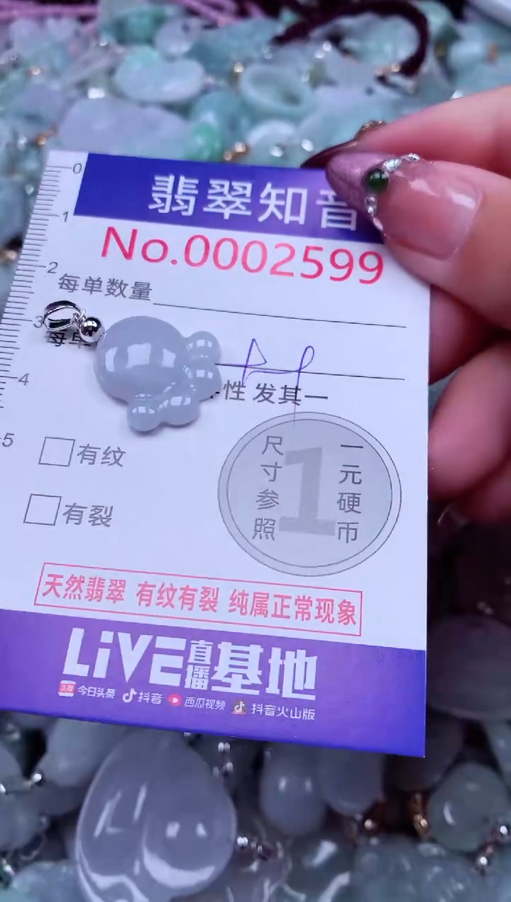 吊坠(不含链)未镶嵌翡翠2599