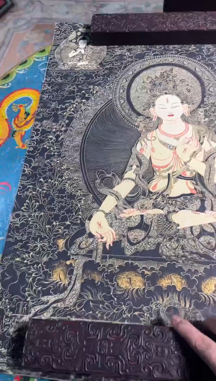 卷轴画东东唐卡tk16