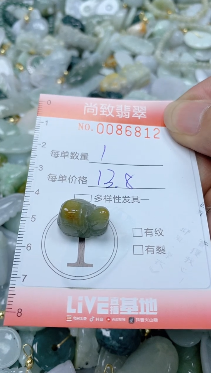 【闪购商品】翡翠颈饰未镶嵌闪购商品0086812