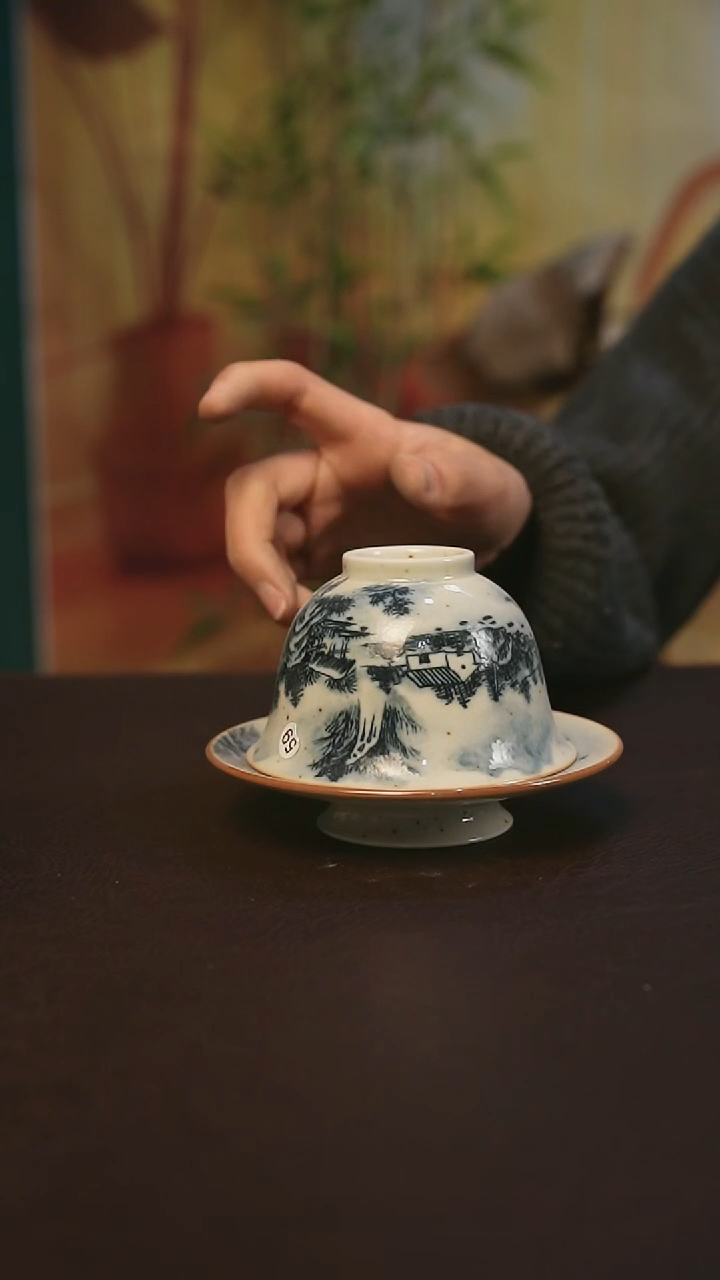 【闪购商品】景德镇陶瓷杯碗柴烧多人