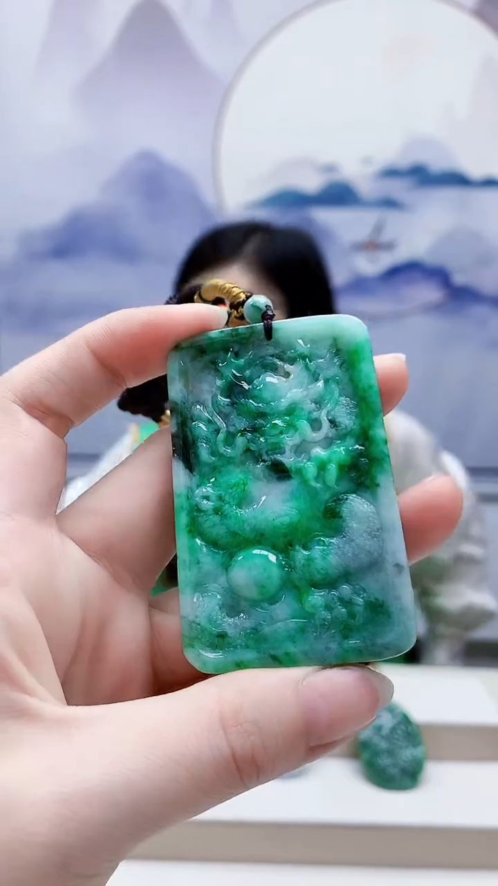 未镶嵌定制翡翠4852ry-毛货挂件99