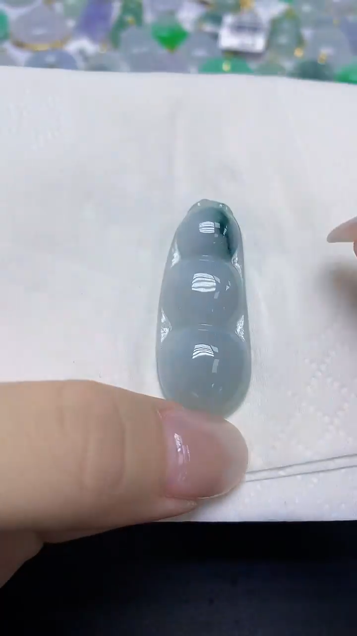 翡翠未镶嵌颈饰天然缅甸翡翠A货