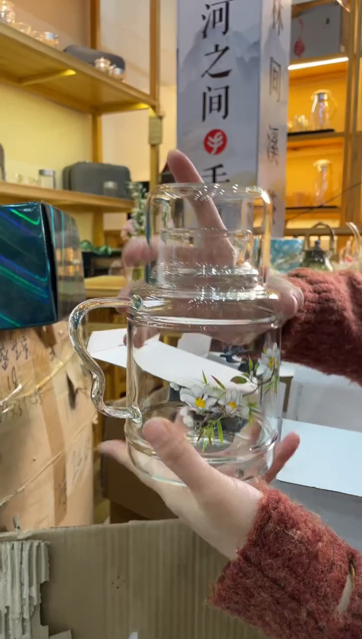 手工艺品玻璃春归冷水壶啊啊