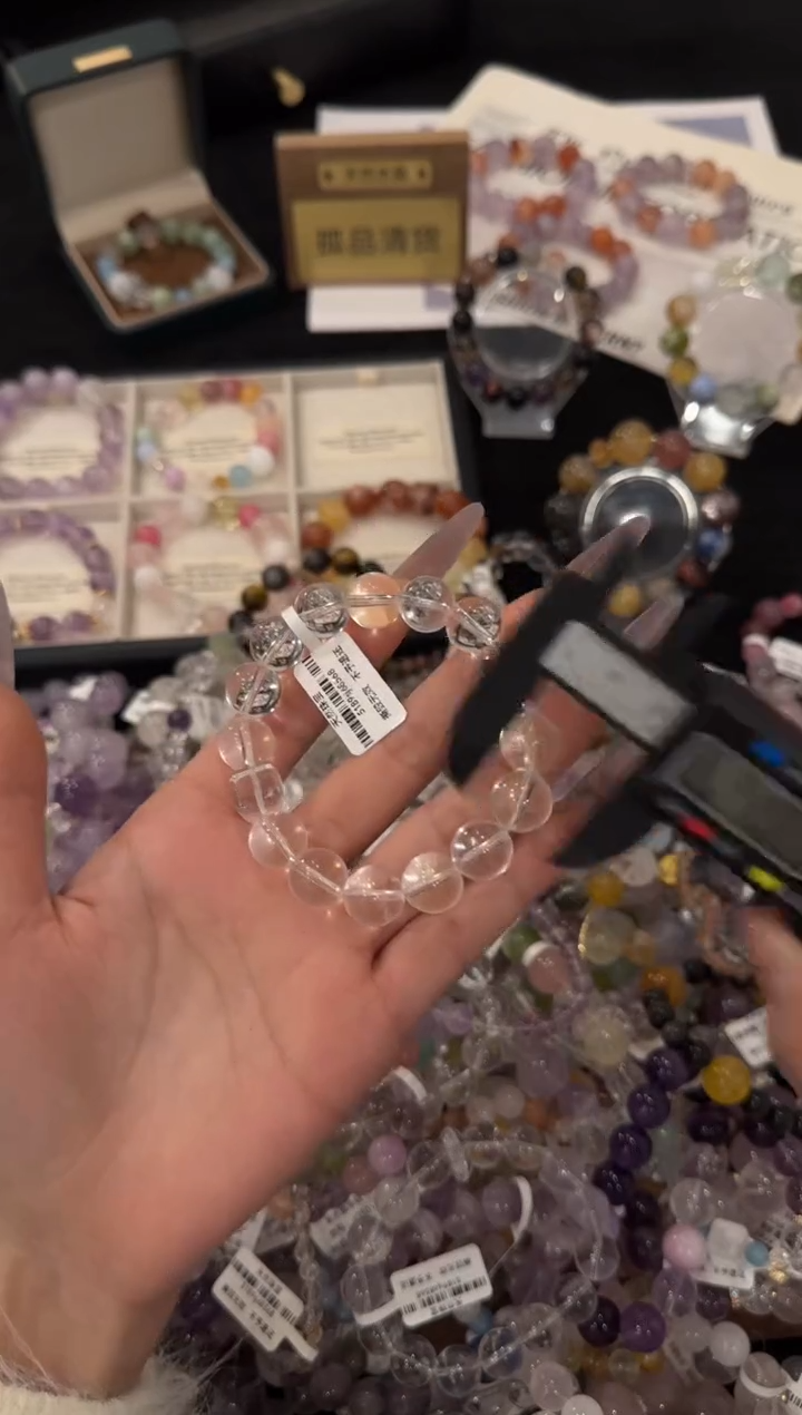 未镶嵌手链水晶白水晶x3281