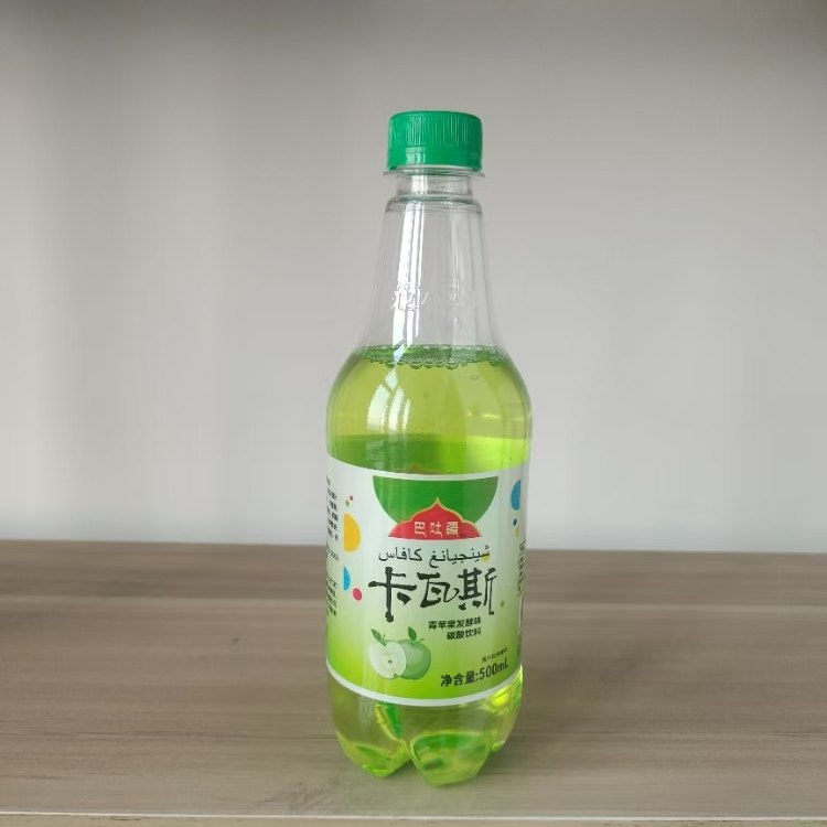卡瓦特500ml青苹果味汽水【12瓶】