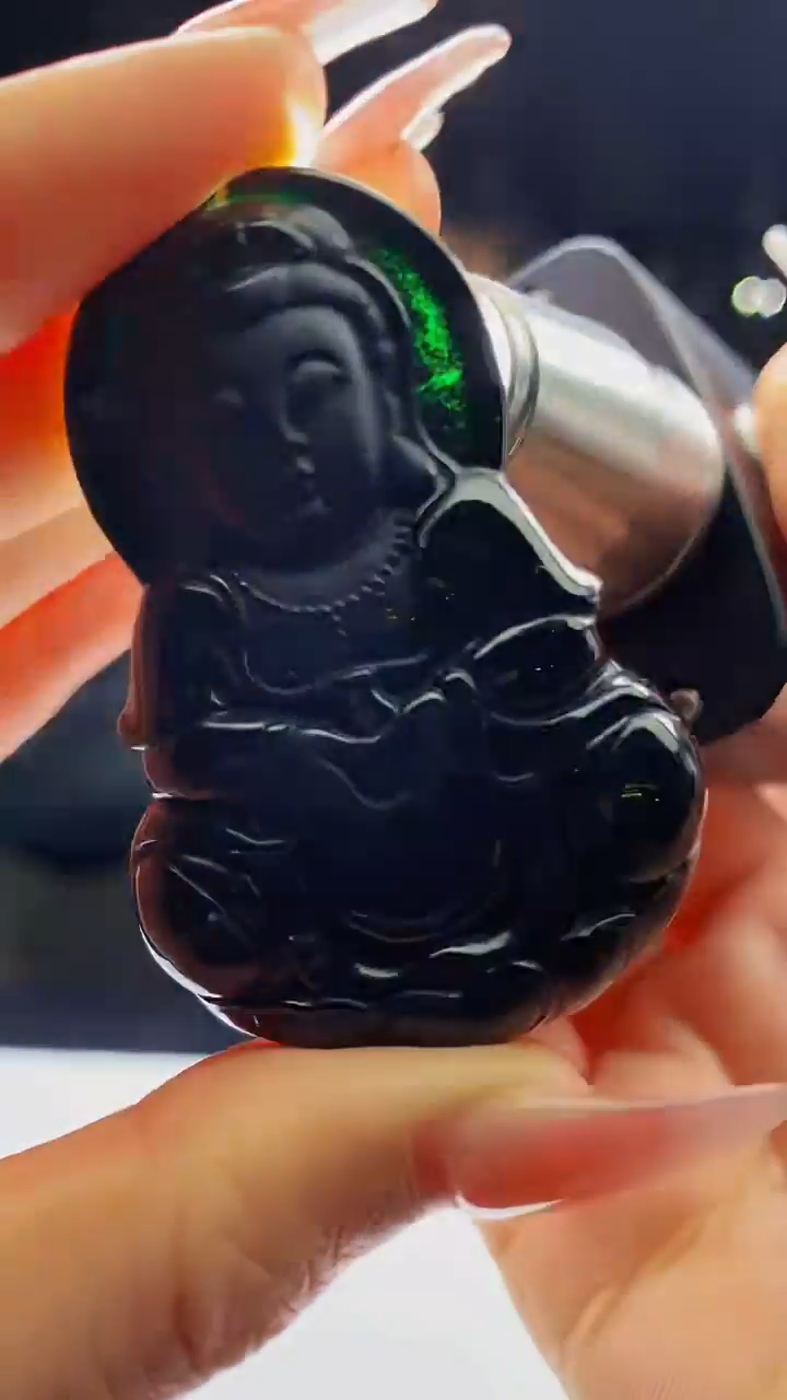 颈饰未镶嵌翡翠天然A货翡翠