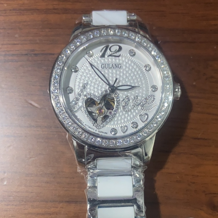全新未使用 GULANG/古浪  自动机械女表L8916S-TAM