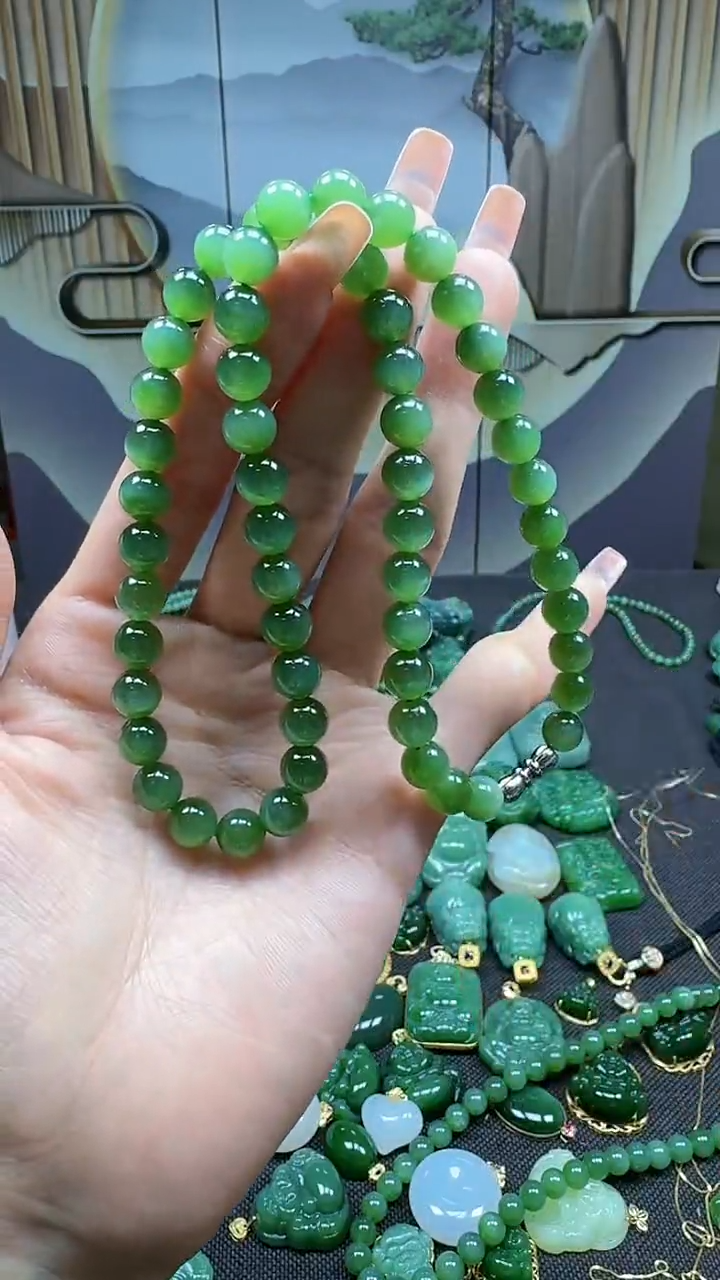 和田玉未镶嵌挂件8