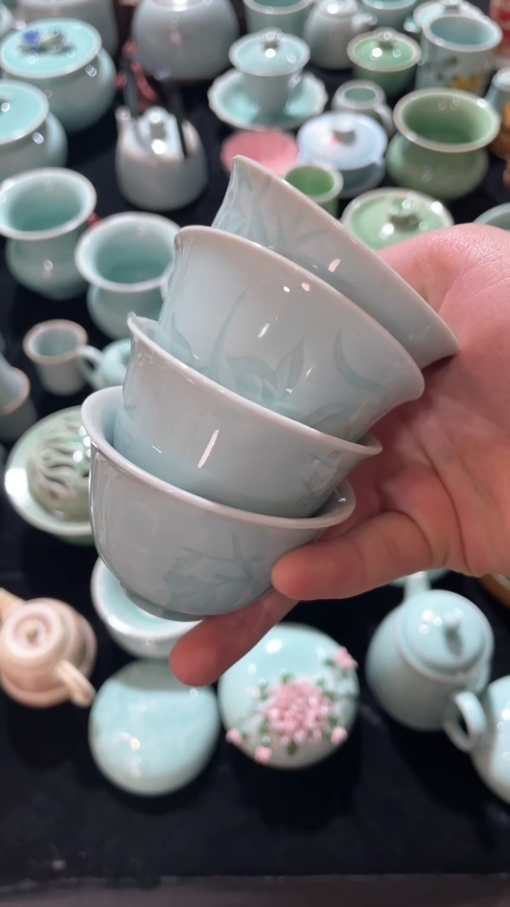 【闪购商品】4个 福利款 慧仙青瓷 瓷器
