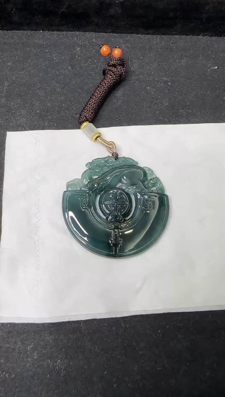 翡翠未镶嵌颈饰龙马多样性发货-571926